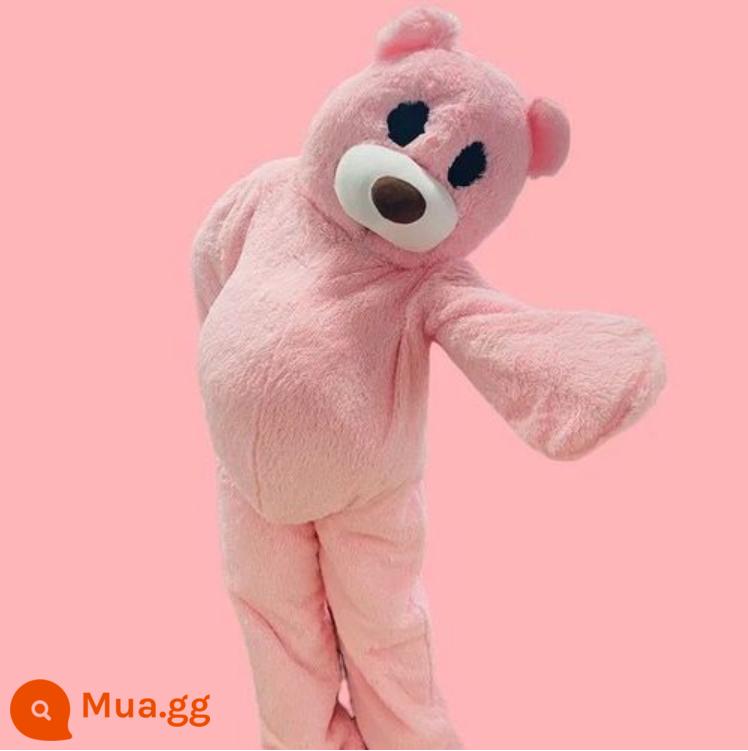 SPOT Dance Bear Bear Cartohagus Puppet Hoạt động quần áo hiệu suất Hiệu suất người lớn hài hước mặc một dịch vụ múa rối gấu màu đỏ Judin Net - Gấu nhảy múa bơm hơi màu hồng