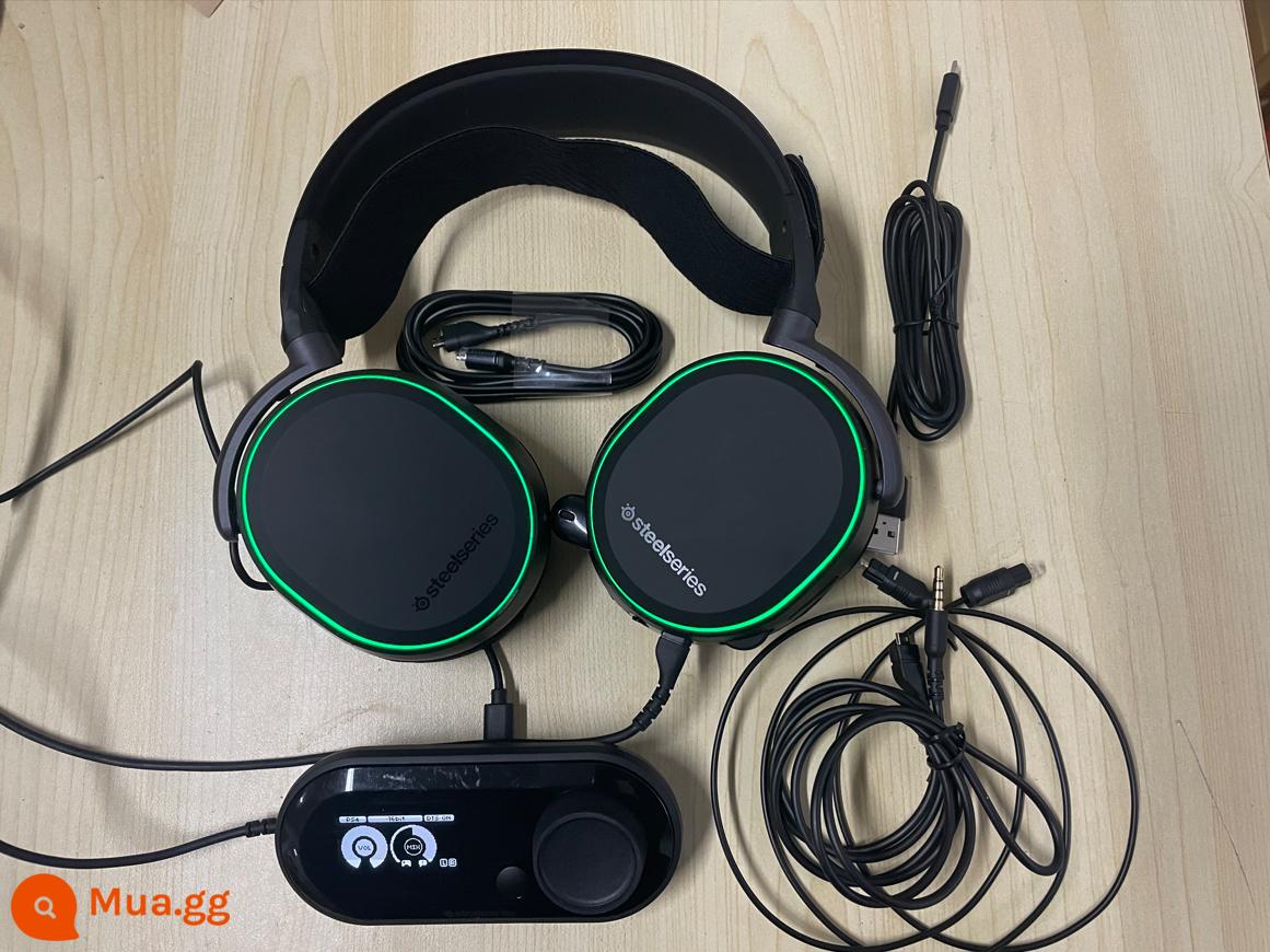 Tai nghe chơi game cài đầu SteelSeries Arctis Ice 3 5 7 pro đã qua sử dụng - Ice pro dac 95 mới