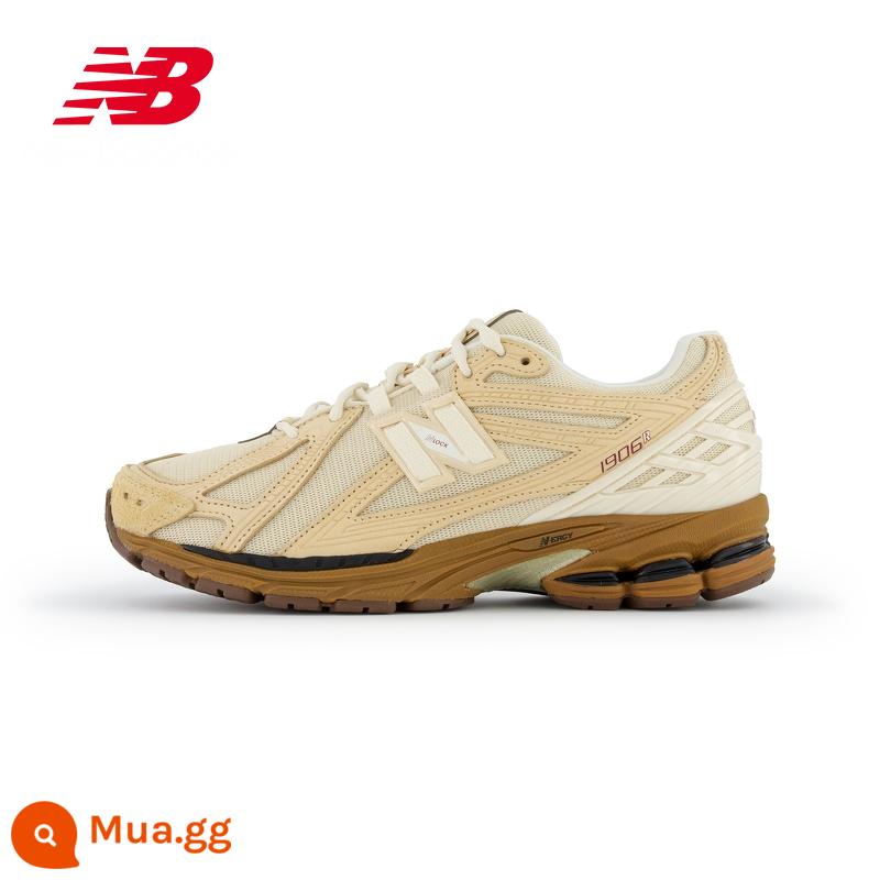 [Đặc Biệt Kỳ Nghỉ] New Balance NB Nam Nữ Đôi Giày Bố Thể Thao Retro M1906RRE - Màu be M1906RRE