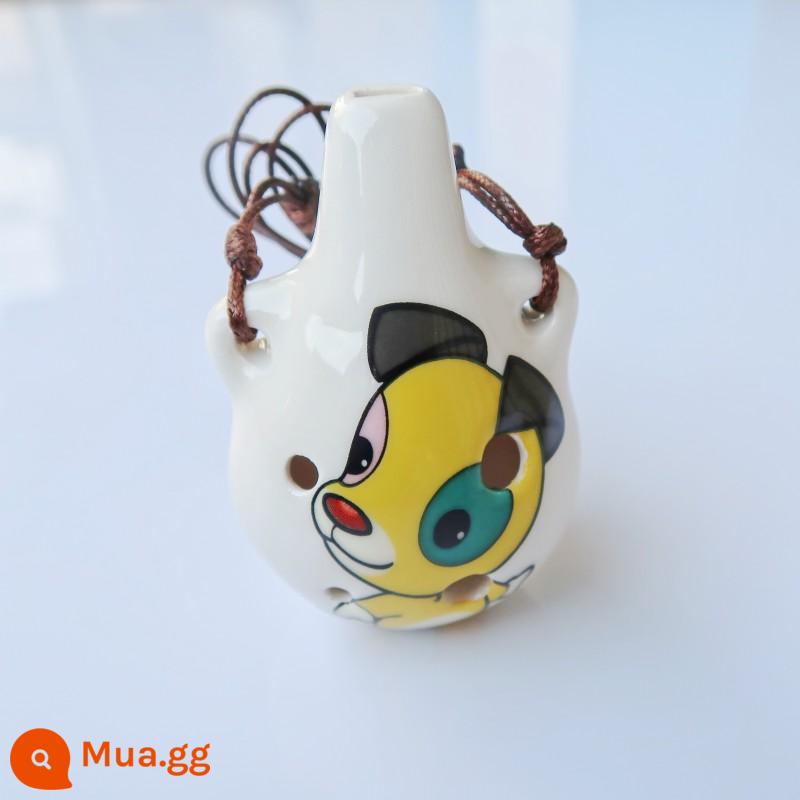 Cung Hoàng Đạo Trung Quốc Ocarina 6 Lỗ Mới Bắt Đầu Nhạc Cụ Sinh Viên Quà Tặng Gốm Sứ Cảnh Đức Trấn Quà Tặng Trang Trí Thủ Công - 01con chó