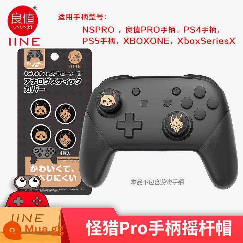 PS4 Mèo Móng Vuốt Đính Đá Nắp NS PRO Nắp Silicon PS3 PS5 Bộ Điều Khiển Bao Da Rocker XBOXONE Đính Đá Nắp Bảo Vệ - Giá Trị Tốt Chính Hãng Monster Hunter PRO Rocker Cover Wolfcat Bộ 4 Silicon Mềm