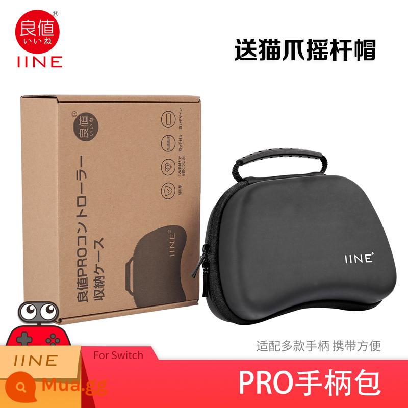 Túi cầm tay Switch PRO Túi bảo vệ NS pro Vỏ bảo vệ ONE PRO Túi cứng Túi bảo quản Hộp cứng - Túi cầm tay Good Value PRO màu đen Đen