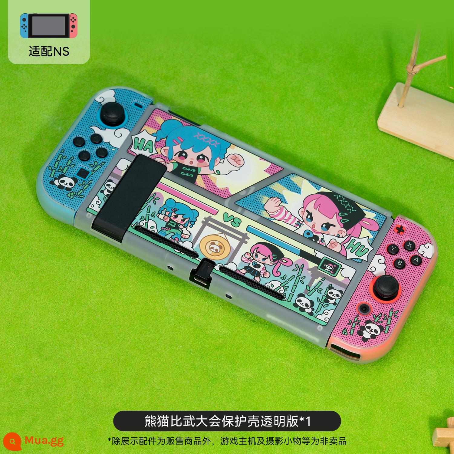 Vô cùng muốn vỏ bảo vệ Nintendo Switch vỏ cứng ns tay cầm vỏ trong suốt một mảnh vỏ oled phụ kiện vỏ bảo vệ - [NS] Hộp bảo vệ máy tính Panda Tourathon hộp bảo vệ máy tính + tay cầm máy tính