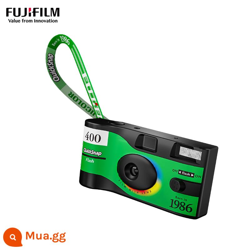 Bộ hộp quà tặng máy ảnh phim dùng một lần Fujifilm Fuji QuickSnap 1986 Máy phim cổ điển - độc lập