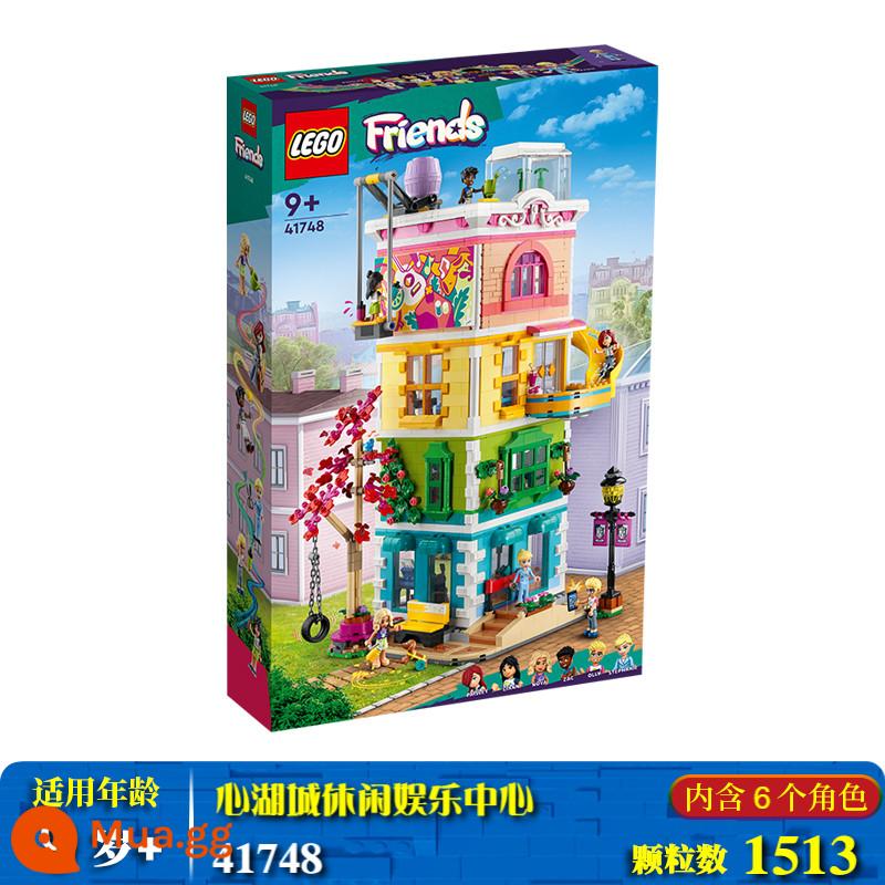 Lego Bé Gái Lắp Ráp Khối Xây Dựng Đồ Chơi Nhà Hàng Bạn Bè Công Chúa Elsa Frozen Disney Lâu Đài Quà Tặng - Trung tâm giải trí và giải trí Heart Lake City