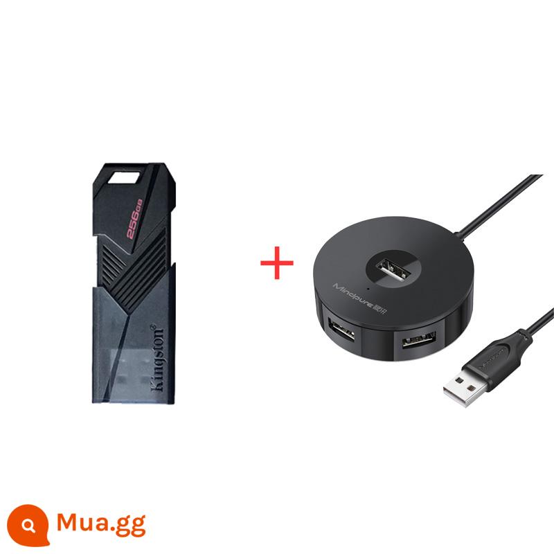 Ổ đĩa flash Kingston dung lượng lớn 64g/128g/256 bài hát xe hơi tốc độ cao máy tính sinh viên văn phòng kinh doanh DTXON - Trạm nối USB 256G+Luxun 1,5m