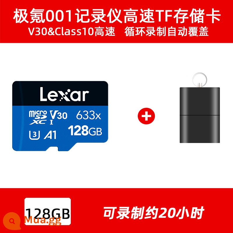 Thẻ nhớ Lexar 64g xciv30 u3 cực krypton 001 geek lái xe đầu ghi lưu trữ thẻ tf thẻ sd - Đầu đọc thẻ Lexar 128G XCIV30 U3+