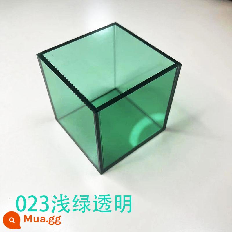 Chế biến hộp hiển thị acrylic tùy chỉnh plexiglass màu tủ hiển thị cửa sổ tầng hiển thị đạo cụ chụp - 023 xanh nhạt trong suốt