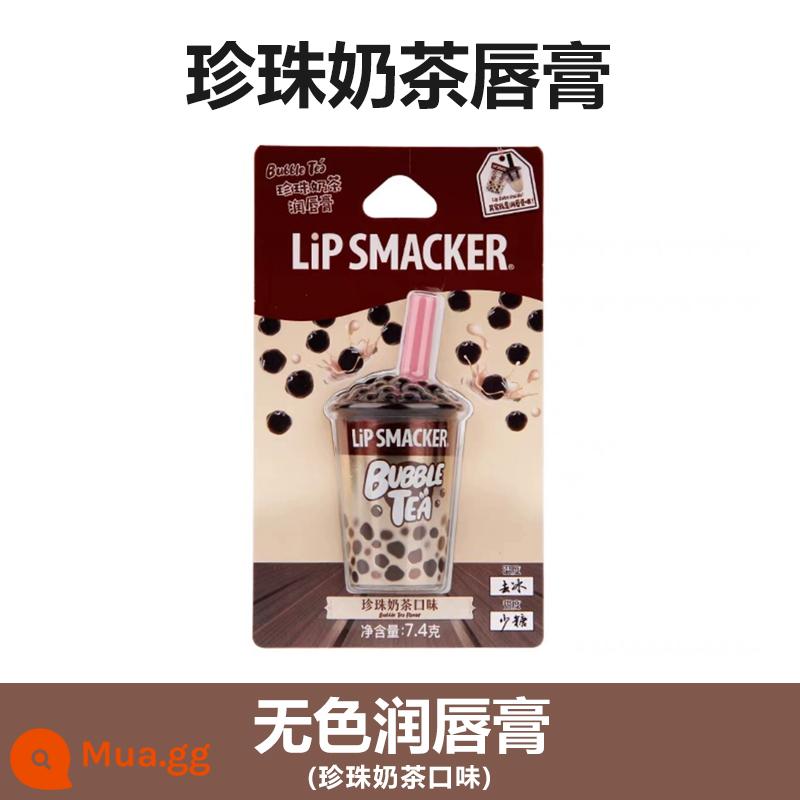 lip smacker Disney lip balm chồng nhạc thiếu nhi liên doanh son dưỡng ẩm Songsong nữ sinh - Vị trà sữa trân châu [cốc] △Không màu