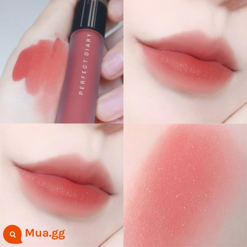 Perfect Diary Matte Lip Men 939 Bean Paste Color Lipstick 909 Niche Brand 704 Phong Cách Sinh Viên Nữ Chính Hãng Dưỡng Ẩm - V10-Sweet Dance Dance Màu đào ô long