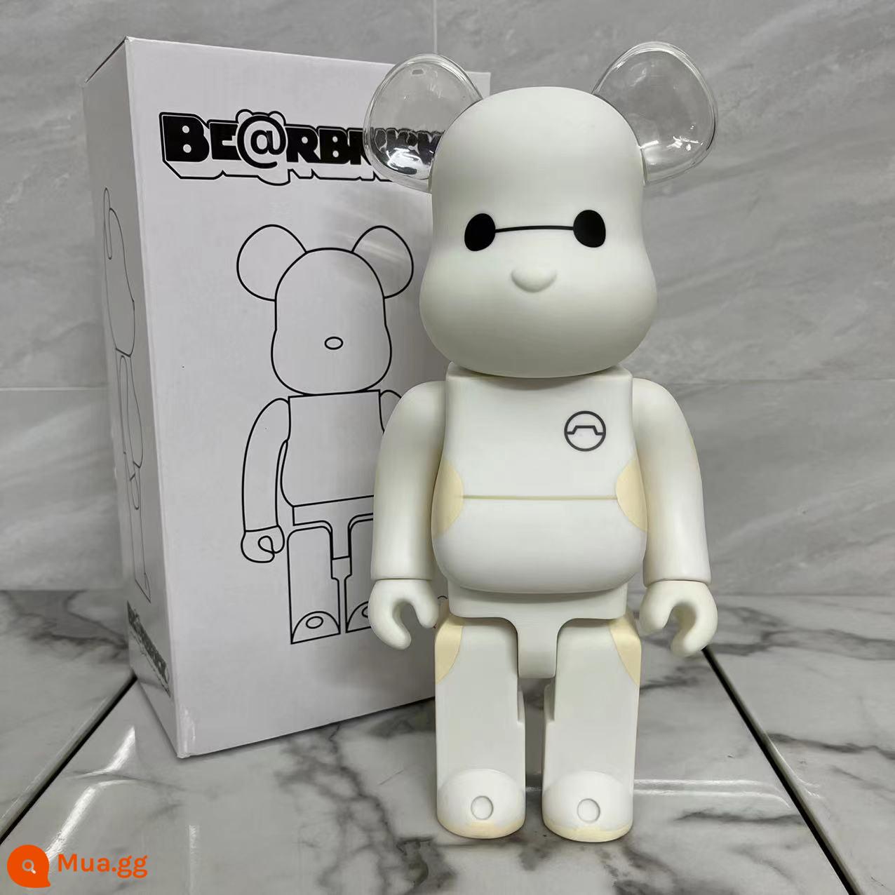 Bearbrick lưới đỏ bạo lực gấu búp bê trang trí phòng khách xây dựng mô hình khối búp bê gấu dâu tây gấu mù hộp quà tặng - Trăng tinh