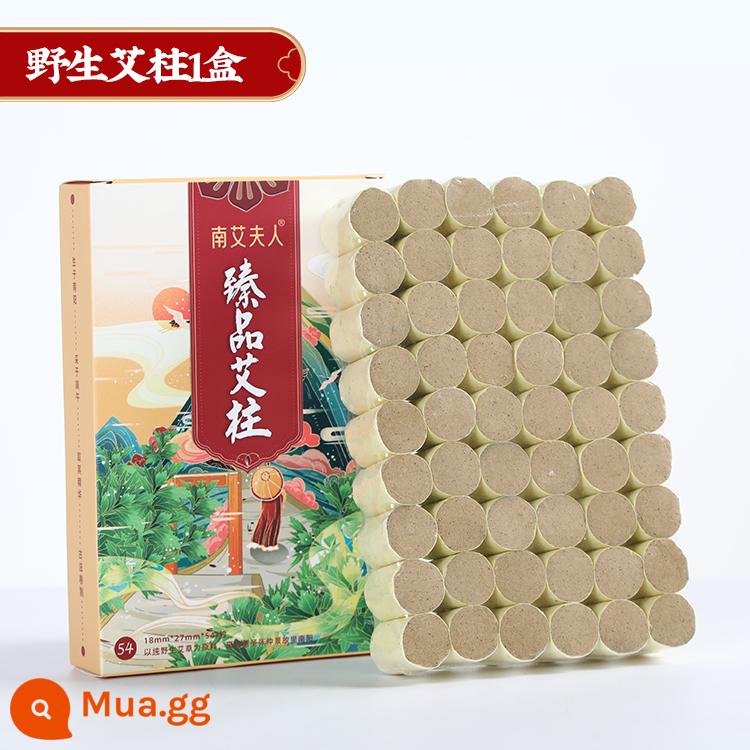 Moxibustion hộp bằng gỗ di động moxibustion hộ gia đình đa năng bụng gừng toàn thân gỗ chắc chắn moxibustion thẩm mỹ viện thiết bị đặc biệt - 1 hộp ngải cứu