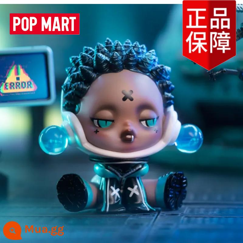 Bubble Mart SKULPPANDA Night City Series Mô Hình Thiền Định Quà Tặng Trang Trí Xu Hướng Mù Hộp Búp Bê - Thành phố đêm-Người tạo ra âm thanh ma quái