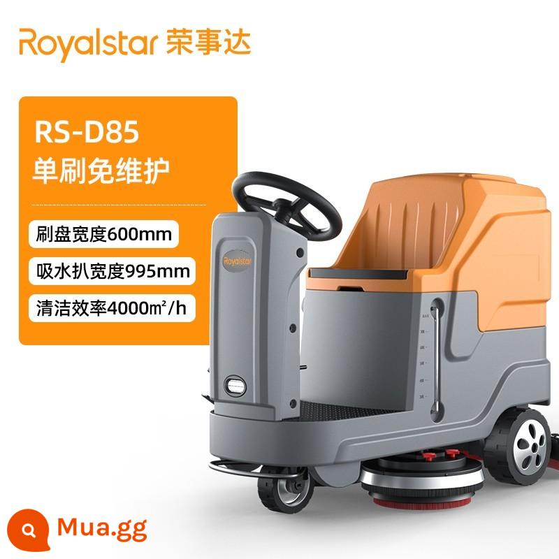 Nhà máy Royalstar Máy giặt sàn công nghiệp Loại đẩy thương mại Sử dụng xưởng Kho Trung tâm mua sắm Xe tải giặt sàn điện - Model RS-D85 không cần bảo trì chổi than đơn - lựa chọn hàng đầu cho phong cách lái xe tiết kiệm chi phí