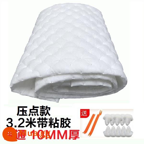 Tấm chống rung ô tô chất liệu cotton cách âm toàn bộ xe 4 tấm cửa Giảm tiếng ồn bốn bánh Lắp đặt gói khung xe bông tiêu âm tự dính - Bông cách âm điểm áp lực dày 0,5 * 3,2 mét 10 mm đi kèm với rocker + khóa