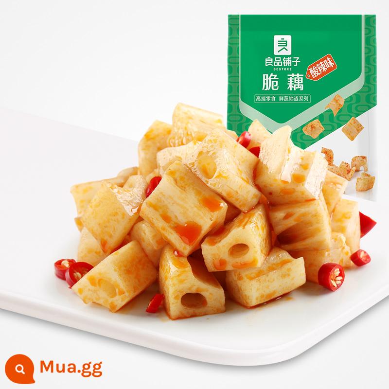 [BESTORE-Tảo bẹ Giòn Măng 160gx1] Ăn Liền Cay Cay Gói Nhỏ Snacks Thông Thường - Củ sen giòn (vị chua cay) 168g