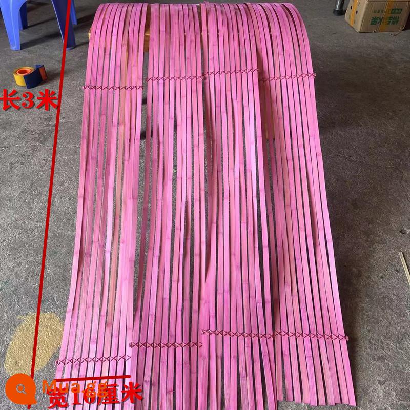 Nhuộm lát tre màu đỏ, xanh lá cây, vàng, xanh dương và đỏ dải tre chất liệu tre handmade DIY mỏng lát tre hoa trang trí đám cưới - Hàng trúc hồng dài 3m, rộng 16cm