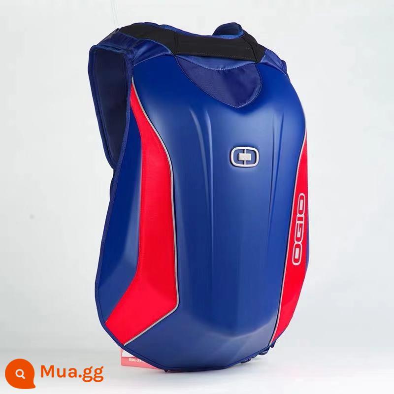 OGIO Mach 5 Sợi Carbon Ba Lô Đi Xe Máy Đeo Vai Người Đi Xe Máy Túi Đựng Mũ Bảo Hiểm Xe Máy Túi Vỏ Cứng Chống Thấm Nước - Mach 3 Đỏ/Xanh Ultraman Limited 1299 OGIO Glossy 48*32*1