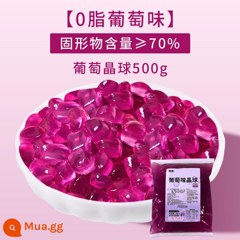 Zhengtang móng ngựa popping trân châu 500g trà sữa trân châu bùng nổ trà sữa trân châu thành phần nhỏ phụ kiện trứng nổ 1000g - [Túi] Bobo Nho Mọng Nước Giòn 500g