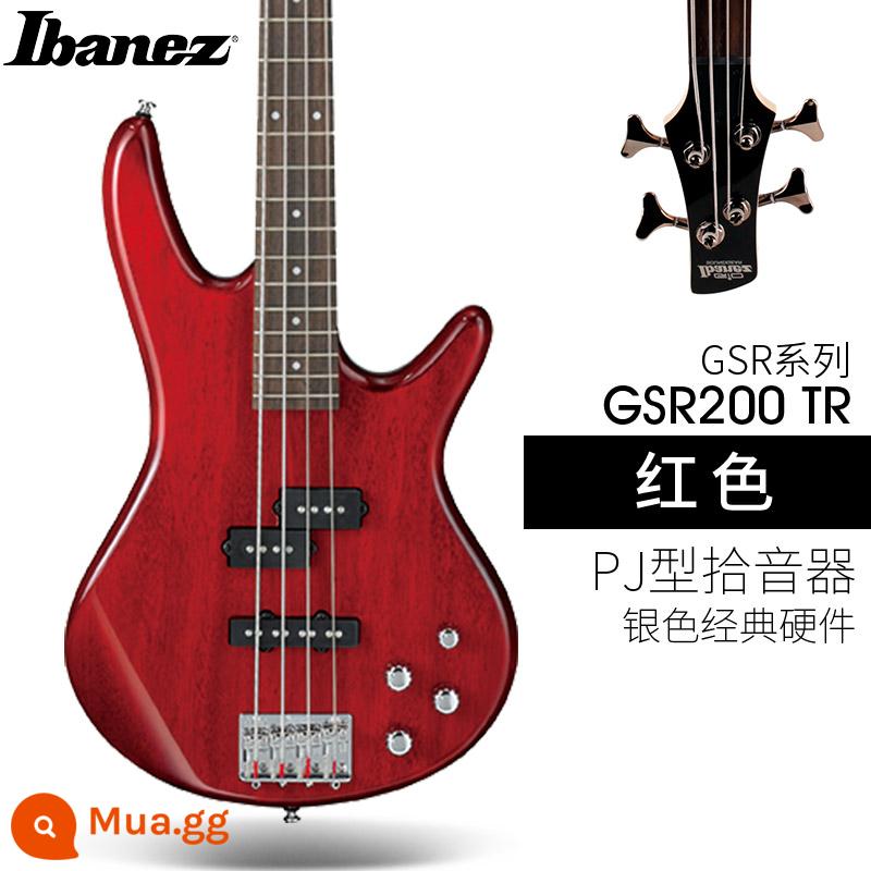 Ibanez Ibanna bass guitar người mới bắt đầu mục nhập bass điện bass bốn dây GSR200/320 bass điện - GSR200 TR màu đỏ [bán tải chủ động]