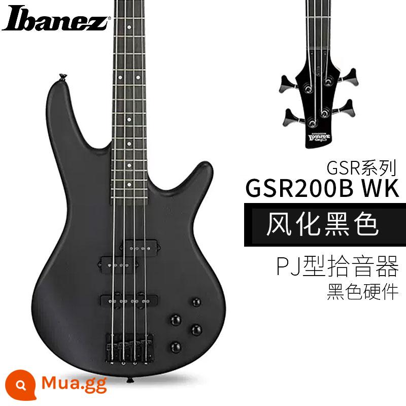 Ibanez Ibanna bass guitar người mới bắt đầu mục nhập bass điện bass bốn dây GSR200/320 bass điện - GSR200B-WK màu đen phong hóa