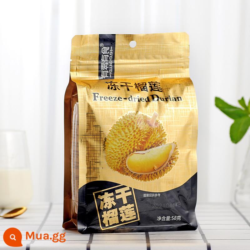 Có snack, sầu riêng đông khô, gối vàng thái lan, trái cây sấy, sữa chua, thịt sầu riêng túi lớn, snack lưới đỏ - Sầu riêng đông khô 58g*1 túi