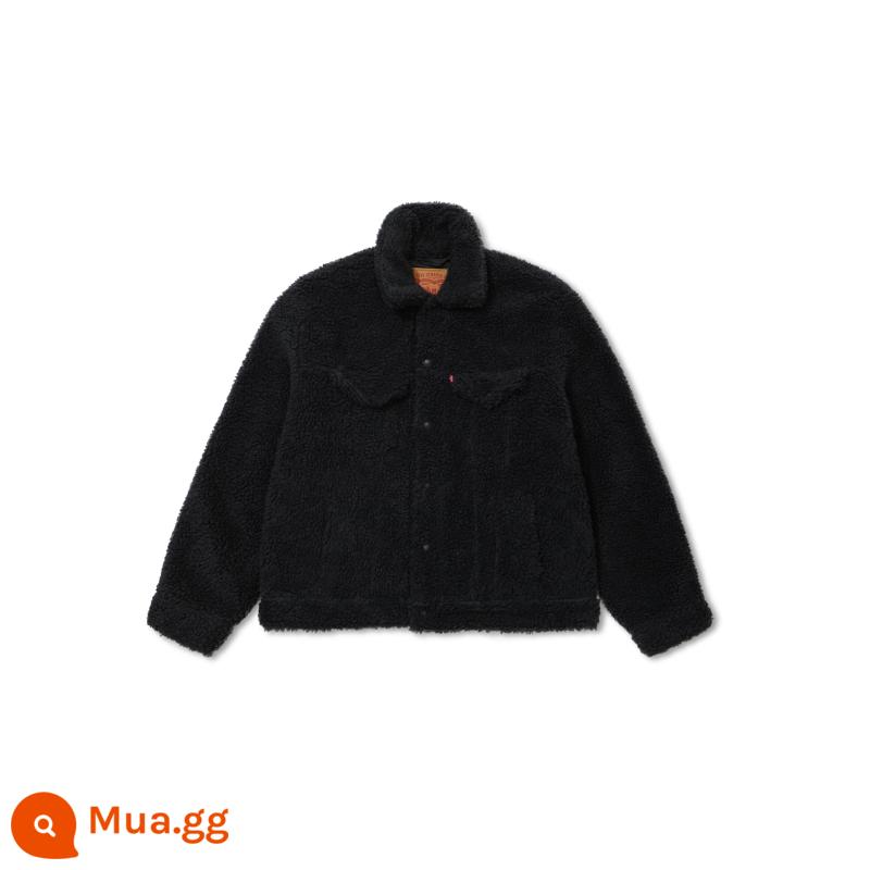 Levi'sLevi's mùa đông ấm sê-ri 22 mùa thu đông mới áo khoác lông cừu giả cừu nam áo khoác ấm - 000 đen (xanh)