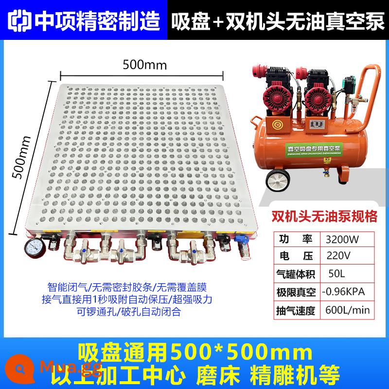 CNC công nghiệp máy hút bụi Poly -porous CNC mà không niêm phong thanh cao su PVC Tấm nhôm bằng thép không gỉ Máy phay bằng thép không gỉ - Khuyến nghị mạnh mẽ máy bơm chân không không dầu 500 * 500 + hai đầu 3200 + bể lọc thoát nước