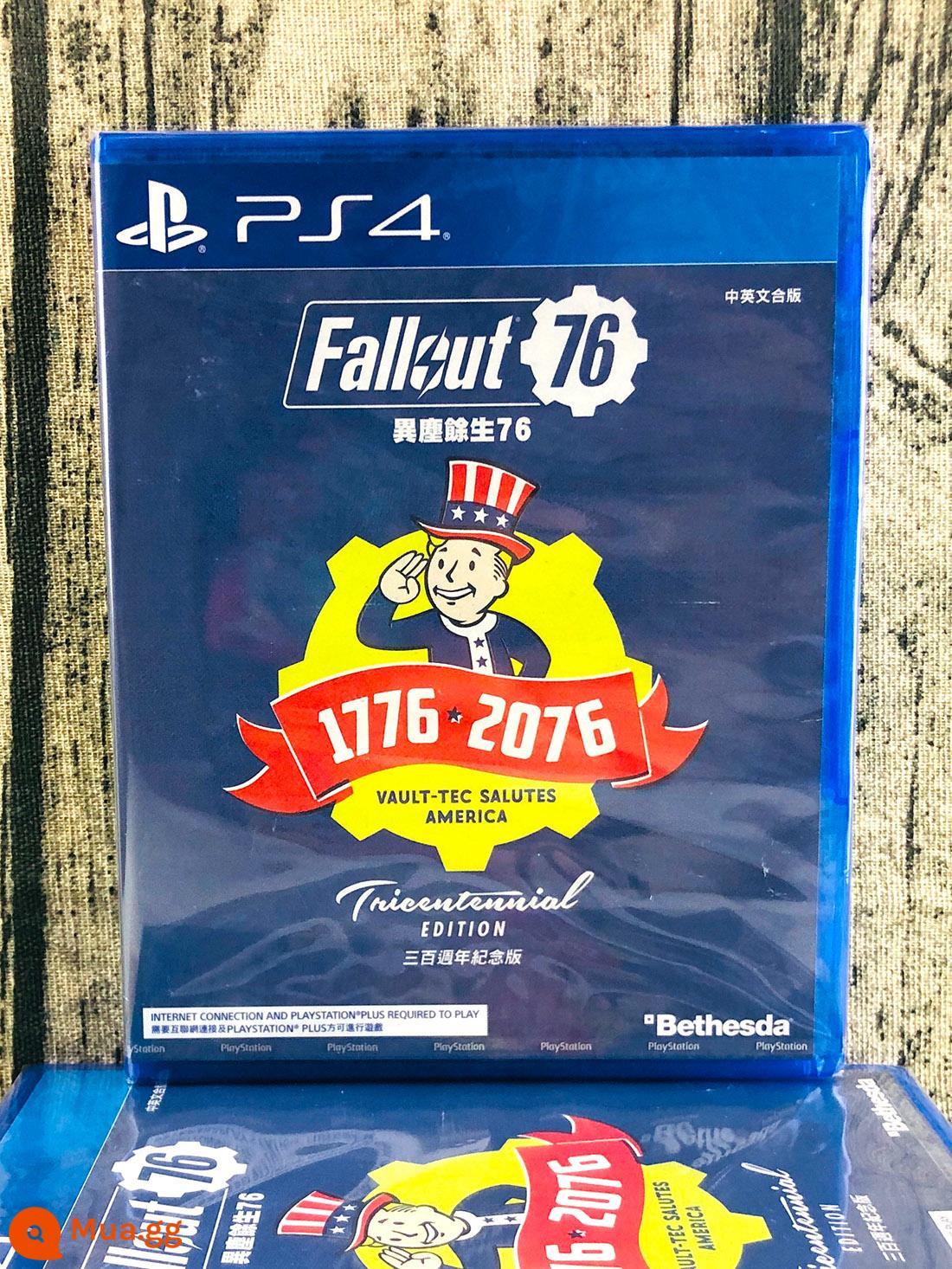 Trò chơi PS4 Radiation 76 Fallout 76 Phiên bản kỷ niệm 300 năm của Trung Quốc Power Mũ bảo hiểm Phiên bản Ưu đãi đặc biệt - Phiên bản giới hạn kỷ niệm 300 năm Hồng Kông phiên bản Trung Quốc mới (Trực tuyến)