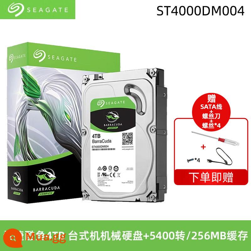 Ổ Cứng Cơ Seagate Barracuda 1T/2T Máy Tính Để Bàn Máy Tính SATA 4T/6T/8T Đĩa Game Lưu Trữ Dung Lượng Lớn - [Trang chủ văn phòng Baruyu] ST4000DM004 4TB 5400 RPM