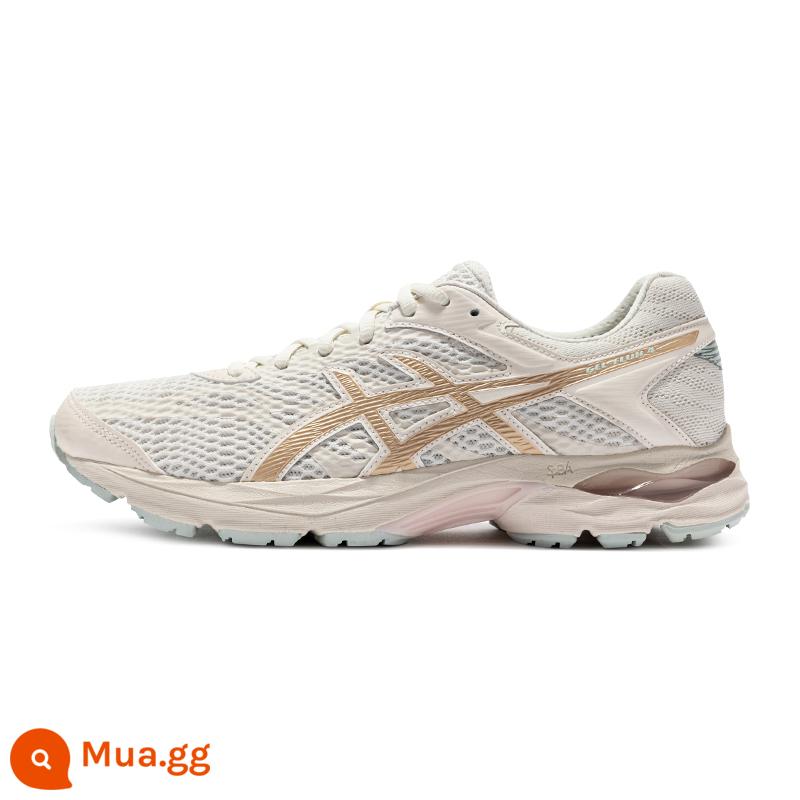 Giày chạy bộ nữ ASICS Arthur GEL-FLUX 4 lưới đệm thoáng khí giày chạy bộ thoải mái sneakers - Bạch kim