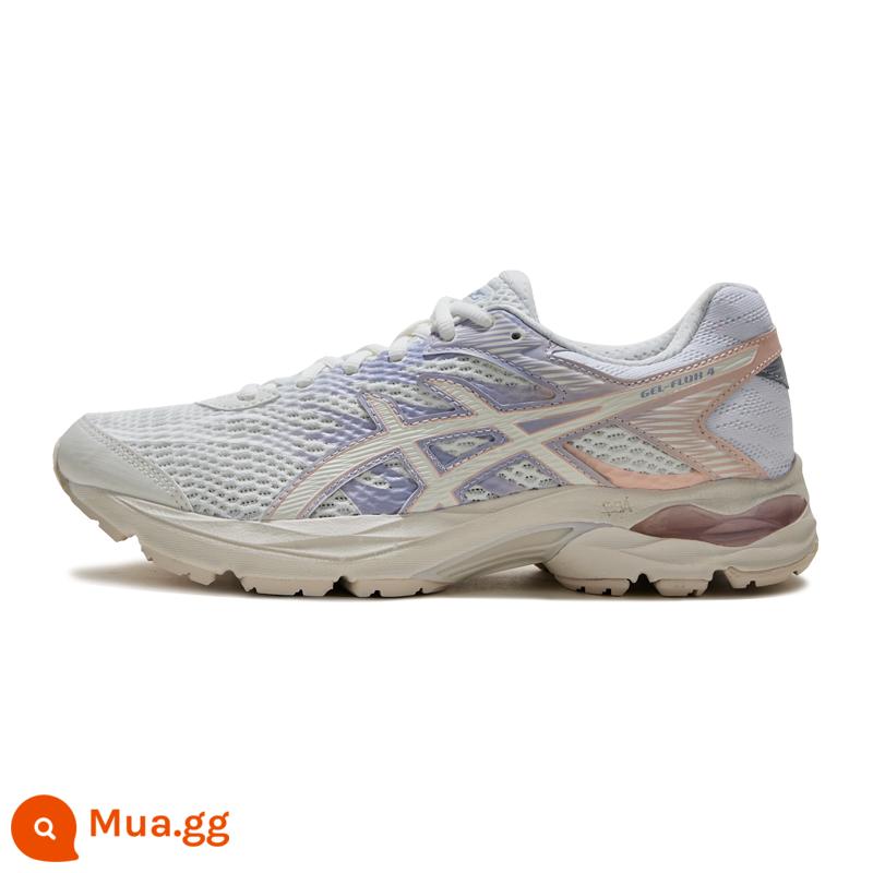 Giày chạy bộ nữ ASICS Arthur GEL-FLUX 4 lưới thoáng khí đệm nhẹ giày chạy bộ sneakers - trắng/tím/hồng