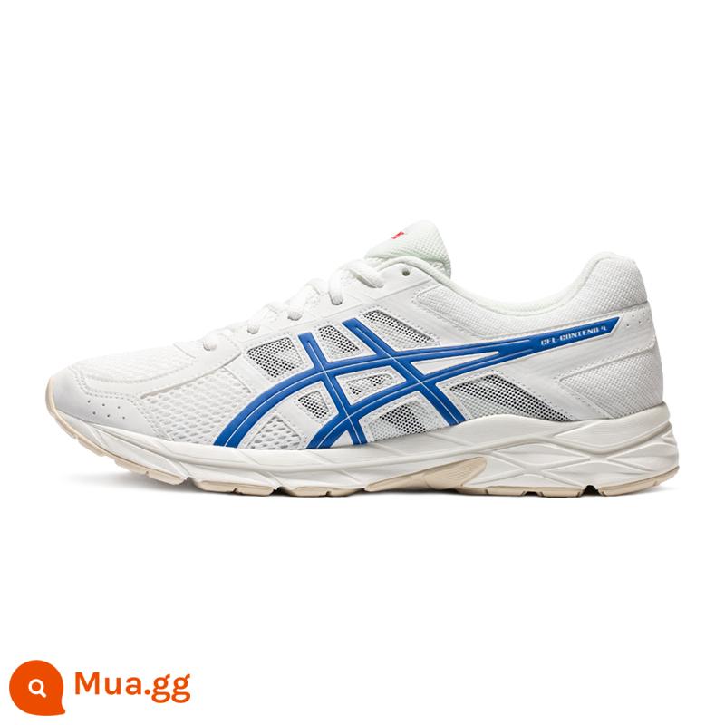 Giày chạy bộ ASICS Arthur mùa thu đông nam GEL-CONTEND 4 lưới đệm thoáng khí giày chạy bộ sneakers - Trắng xanh/