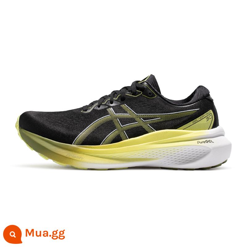 Giày chạy bộ hỗ trợ ổn định ASICS mới GEL-KAYANO 30 đệm giày thể thao nhẹ thoáng khí - Đen/vàng (2E) rộng cuối cùng