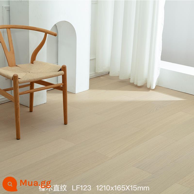 Threay -layer Solid Wood Composite Wood Slound White Wood Cream Kem Trắng Nordic Bảo vệ môi trường - Gỗ sồi thớ thẳng L123