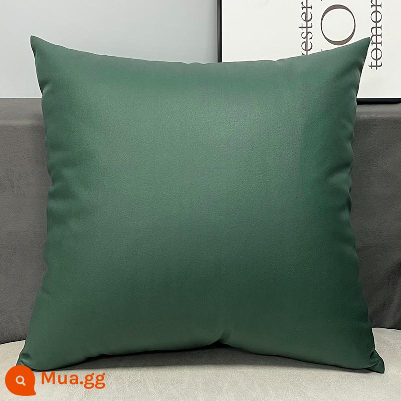 Tùy chỉnh công nghệ vải gối ánh sáng sang trọng Orange sofa da phòng khách đầu giường lớn đệm lưng gối gối không có lõi - Mẫu cổ điển-Forest Green (vỏ gối + lõi gối)