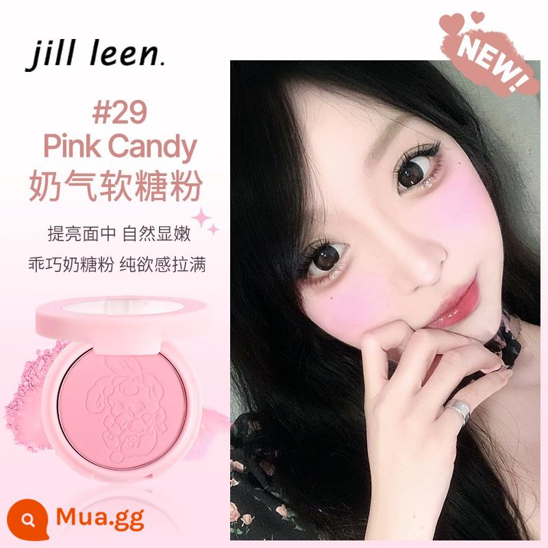 Bây giờ Yi Mengling cùng phong cách với má hồng Jill Leen, má hồng mềm mại, màu tím kem màu cam, phồng tằm Jillleen cháy nắng - #29 Bột kẹo sữa - Màu phồng mới!