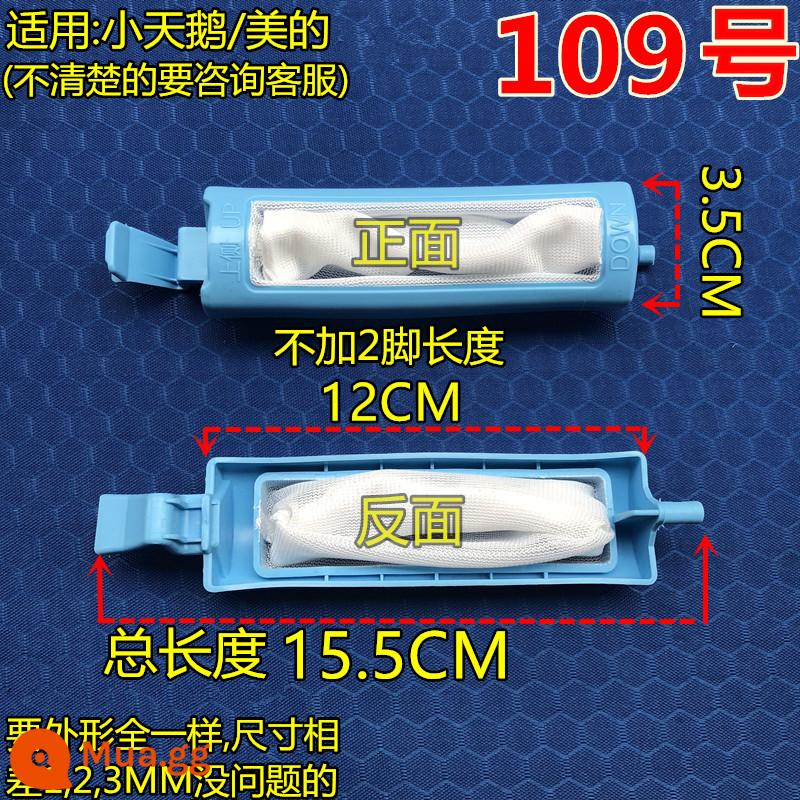 Bộ lọc máy giặt các loại Phụ kiện máy giặt đa dạng Túi lọc máy giặt hộp đựng phụ kiện tẩy lông - Xanh số 109