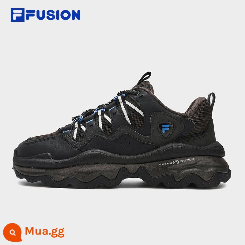 FILA FUSION Giày bố Fila mùa đông 2023 giày Lava mới QD96 giày thể thao thông thường - Beluga xám/đen-BB