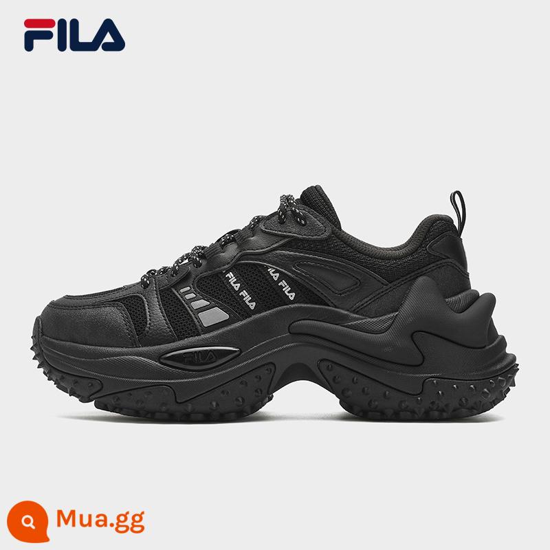 FILA Fila Xương Cá 3rd Thế Hệ Bố Giày Nữ Mùa Xuân 2024 Mới Giày Đế Dày Tăng Chiều Cao Giày thể Thao - Đen-BK