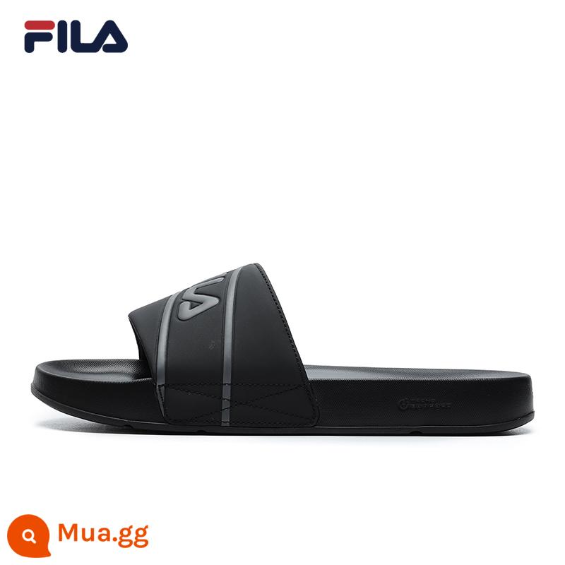 FILA Fila chính thức giày nữ giày thể thao dép đi trong nhà mùa hè đế dày dép xăng đan giày đi biển thuyền trôi giày nam - [Nam] Đen-BK