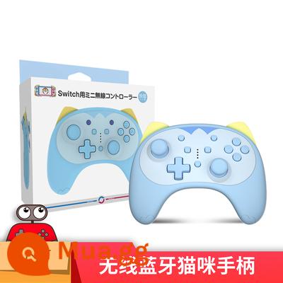 Tay cầm Switch chính hãng giá tốt Tay cầm không dây NS Pro Tay cầm chơi game Bluetooth Cat Cartoon Lite - Tay cầm mèo có giá trị tốt [màu xanh và màu vàng] rung động cơ thể