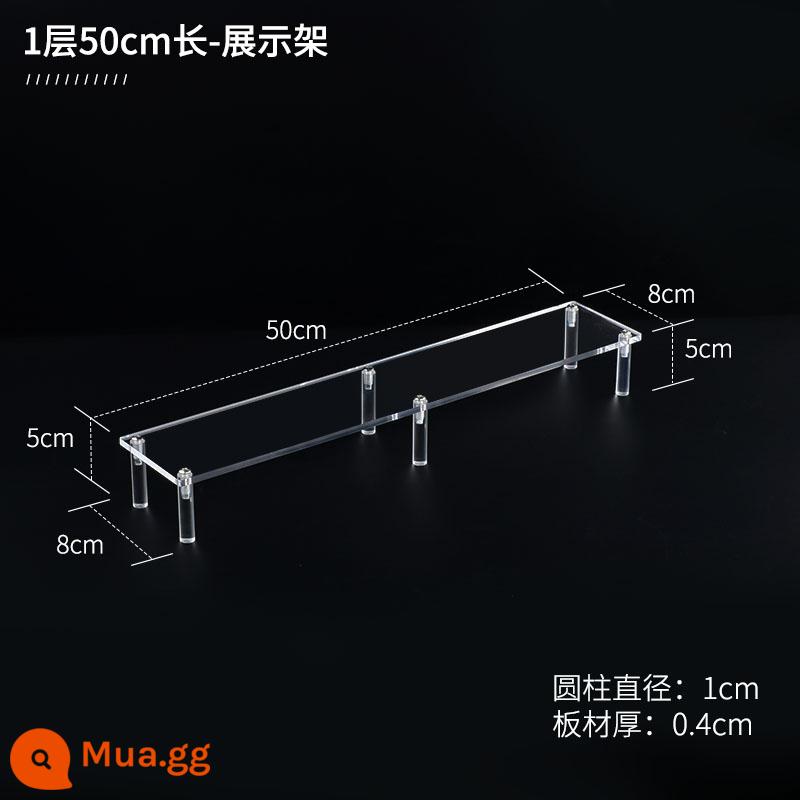 Mở rộng acrylic nhiều lớp mô hình bậc thang mô hình búp bê hiển thị lưu trữ đồ trang sức cốc mỹ phẩm hiển thị 4mm - Một lớp dài 50 mét và tấm ván lớp rộng 8 mét.