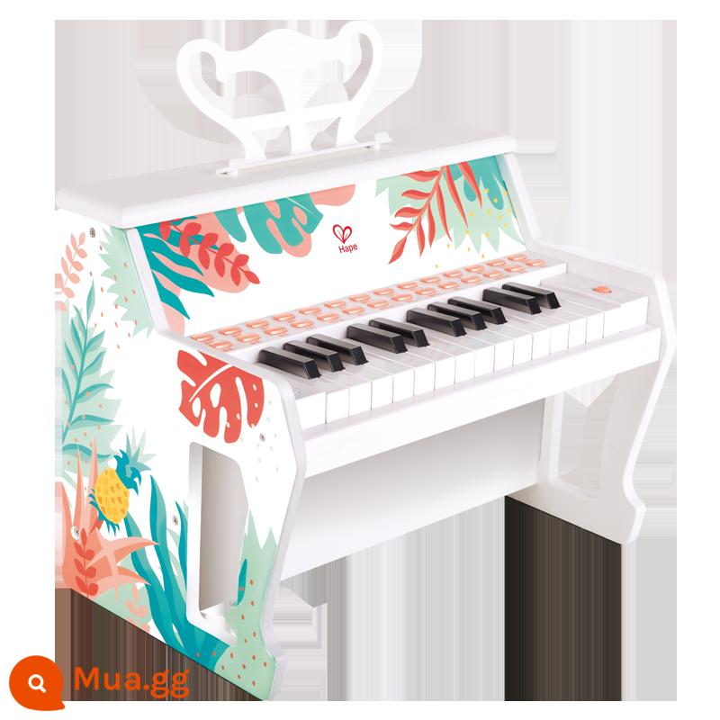 Hape đồ chơi đàn piano trẻ em bằng gỗ đa chức năng có thể chơi đàn organ điện tử mới bắt đầu cho bé gái nhà - đàn piano minh họa