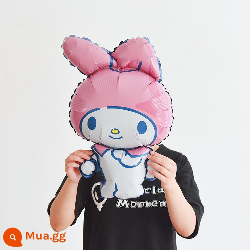 Cô Gái Cho Bé Sinh Nhật Vui Vẻ Cầm Ký Sanrio Trẻ Em Năm Đầu Tiên Đảng Bầu Không Khí Ảnh Đạo Cụ Trang Trí Sáng Tạo - Giai điệu màu Maca