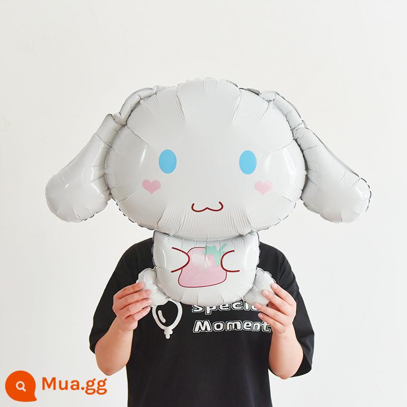 Cô Gái Cho Bé Sinh Nhật Vui Vẻ Cầm Ký Sanrio Trẻ Em Năm Đầu Tiên Đảng Bầu Không Khí Ảnh Đạo Cụ Trang Trí Sáng Tạo - chó quế