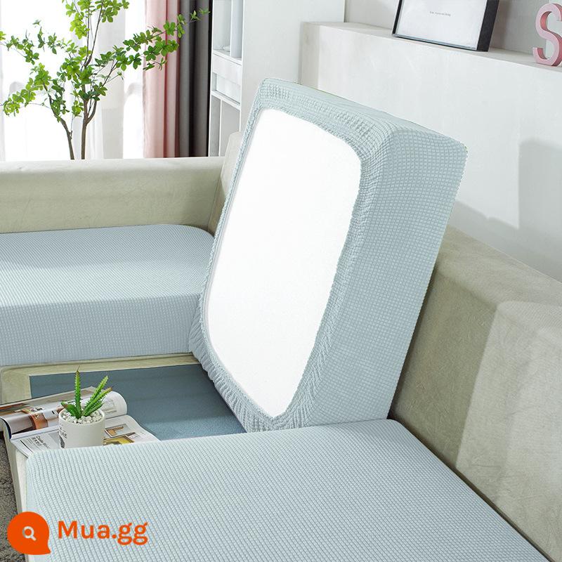 Kẻ sọc co giãn ghế sofa bao gồm tất cả kết hợp ghế sofa đệm tựa lưng bọc ghế sofa đa năng bọc ghế sofa - Kẻ sọc xám bạc