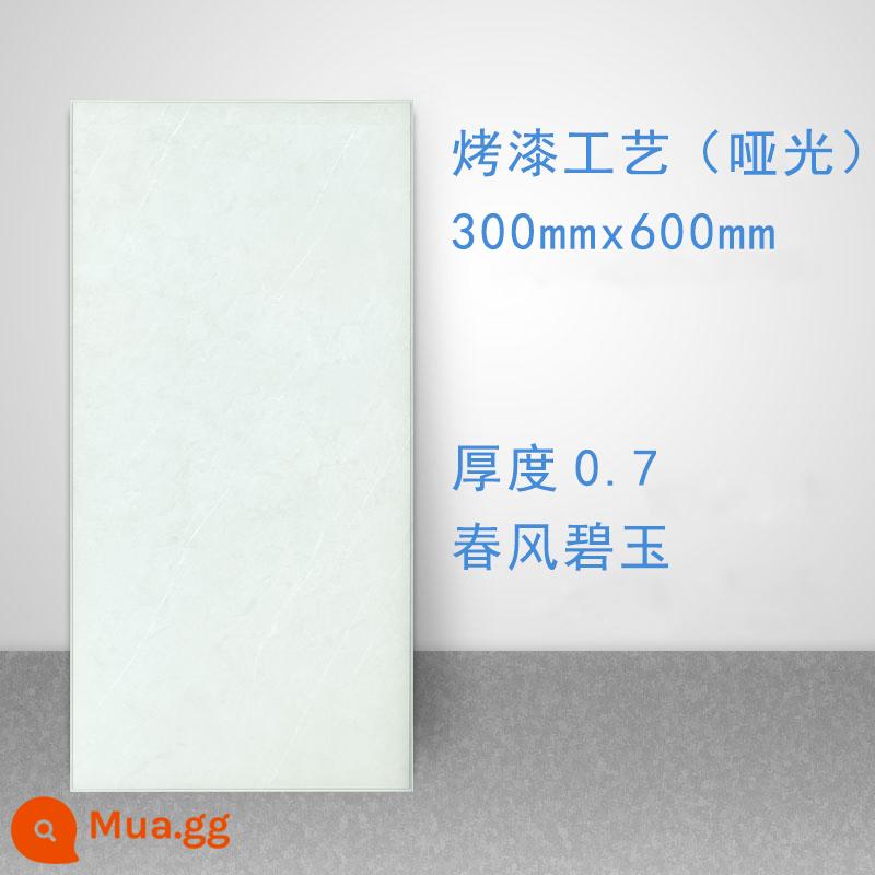 Tấm ốp trần tích hợp tấm ốp trần nhôm tấm ốp trần 300x600 tấm ốp trần nhà bếp phòng bột vật liệu trần treo tấm ốp tự lắp đặt - Spring Breeze Jasper 0.7 [Matte]