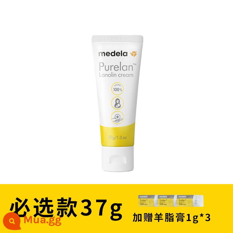 Kem dưỡng ẩm cho núm vú Medela Pure suet Cream Kem dưỡng ẩm cho con bú Swiss Upgrade 7g - Phục hồi da nứt nẻ, sản phẩm cần có khi cho con bú (37g)