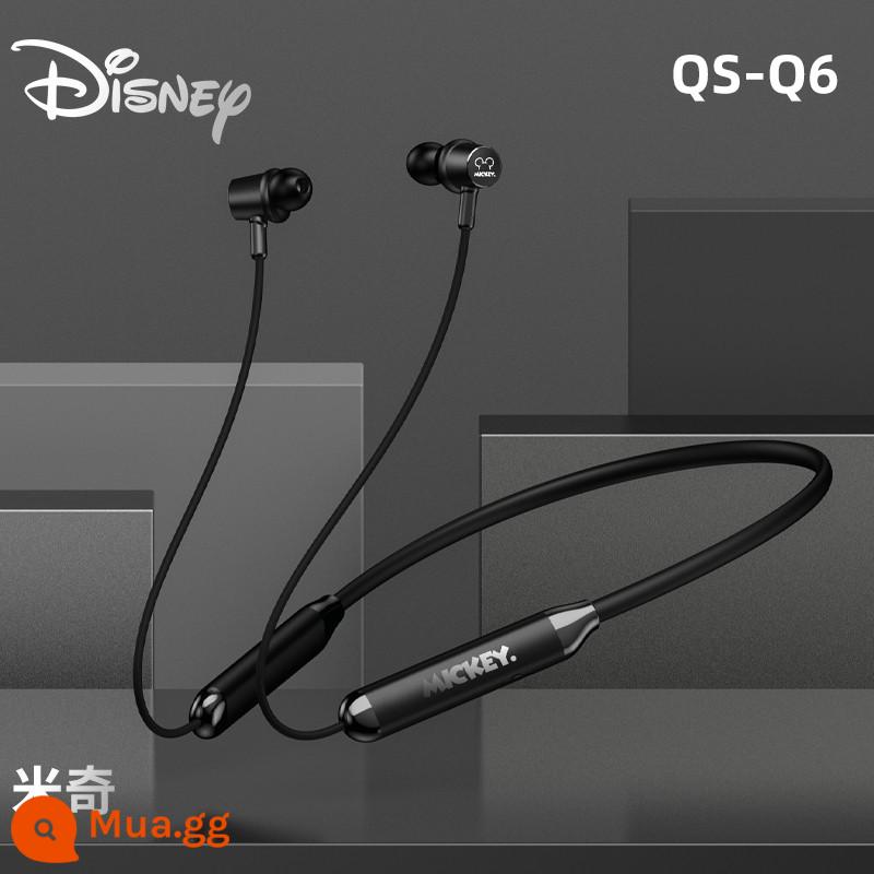 Disney Bone Conduction Tai Nghe Bluetooth Thể Thao Không Dây Đeo Cổ Treo Tai Mẫu New Girls Không In-Ear - Treo cổ★Đen [Sạc Type-C @Độc quyền cho thể thao + Đeo không đau + Tuổi thọ pin siêu dài]